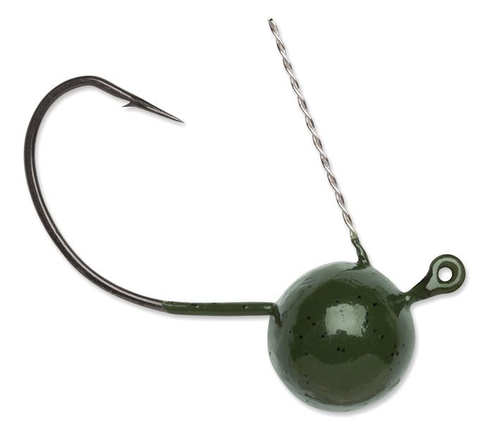 Ike Approved Wacky Weedless Jig_Green Pumpkin