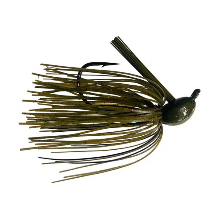 Blue Rock 1099 XL Jig with oversized head and silicone skirt for deep water bass fishing