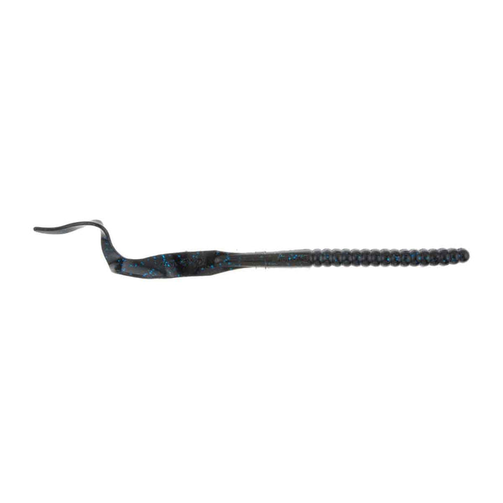 10" Power Worm_Black Blue Fleck