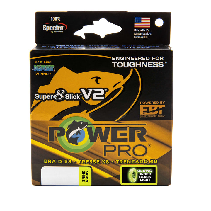 PowerPro Super 8 Slick V2 8-strand braided fishing line