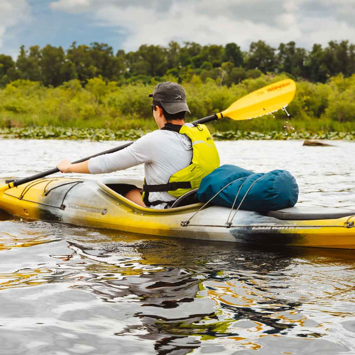 Compact 25L dry bag suitable for hiking and kayaking