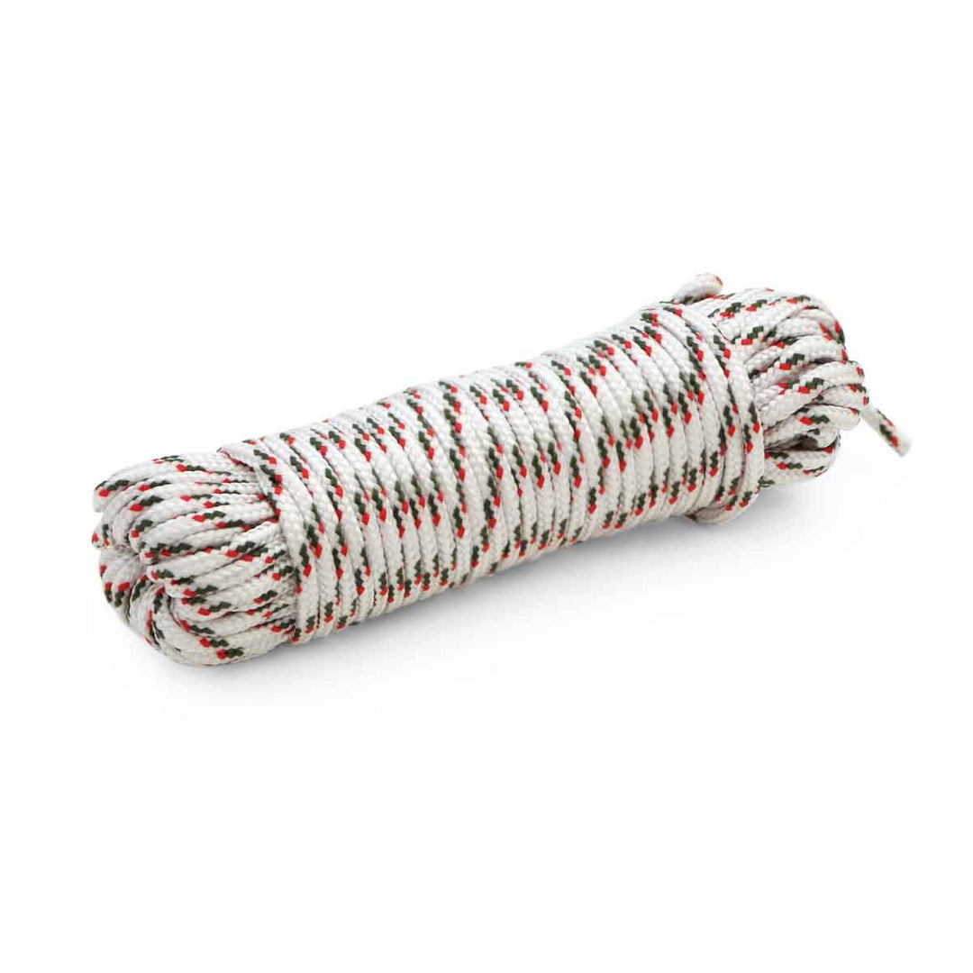 Coghlan’s 3mm Utility Cord coil with red and black pattern

