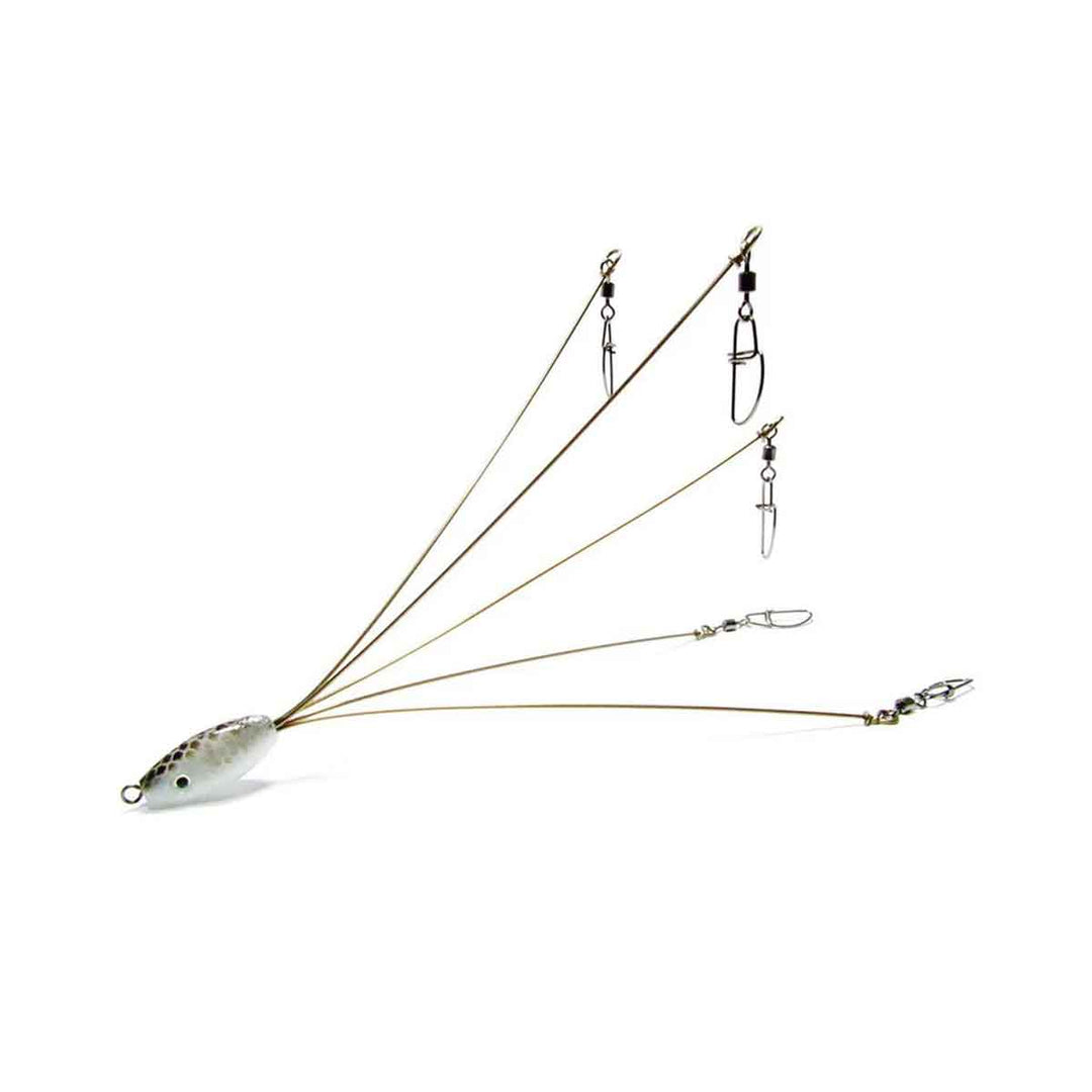 5 wire swimbait rig bass fishing setup