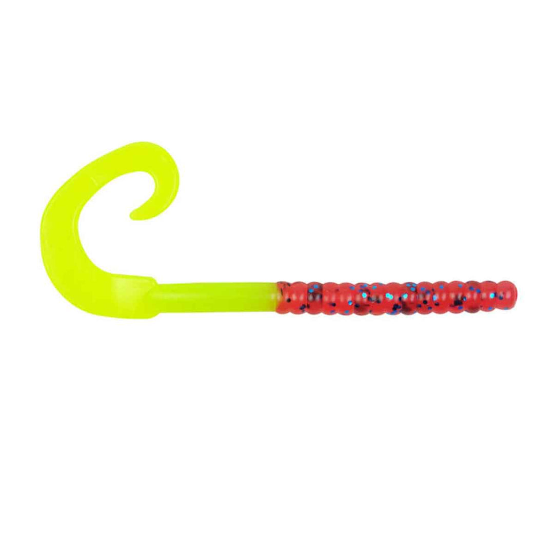 8.5" Power Worm_Plum Chartreuse*