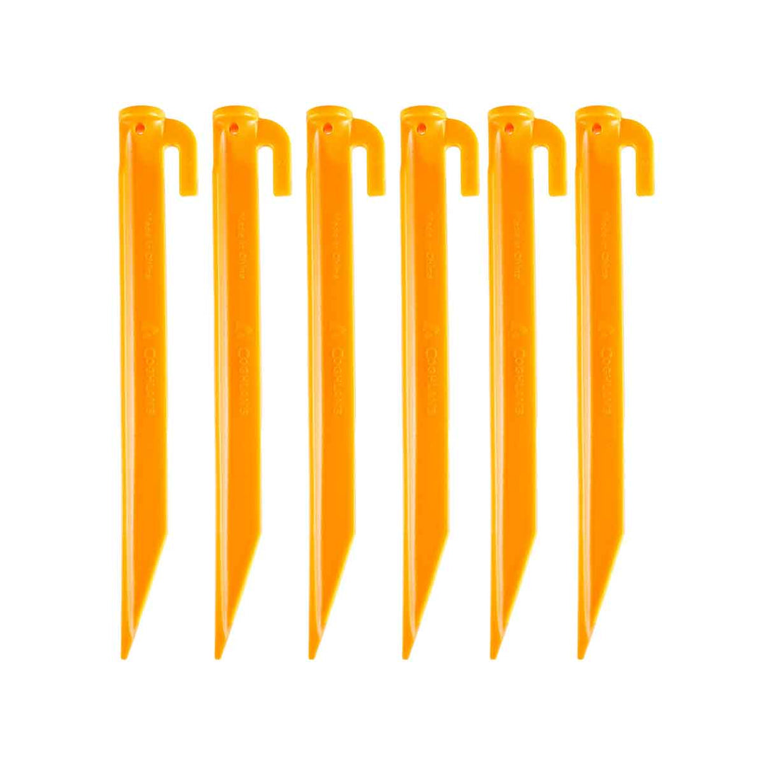 9" ABS Tent Pegs -- 6/pkg