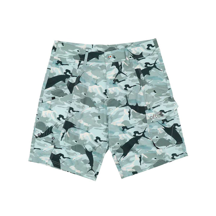 AFTCO Tactical Fishing Short_Grey Camo