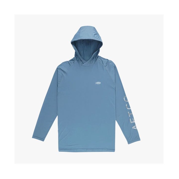 AFTCO Samurai 2 Hooded LS Performance Shirt – front view sun protection fishing shirt