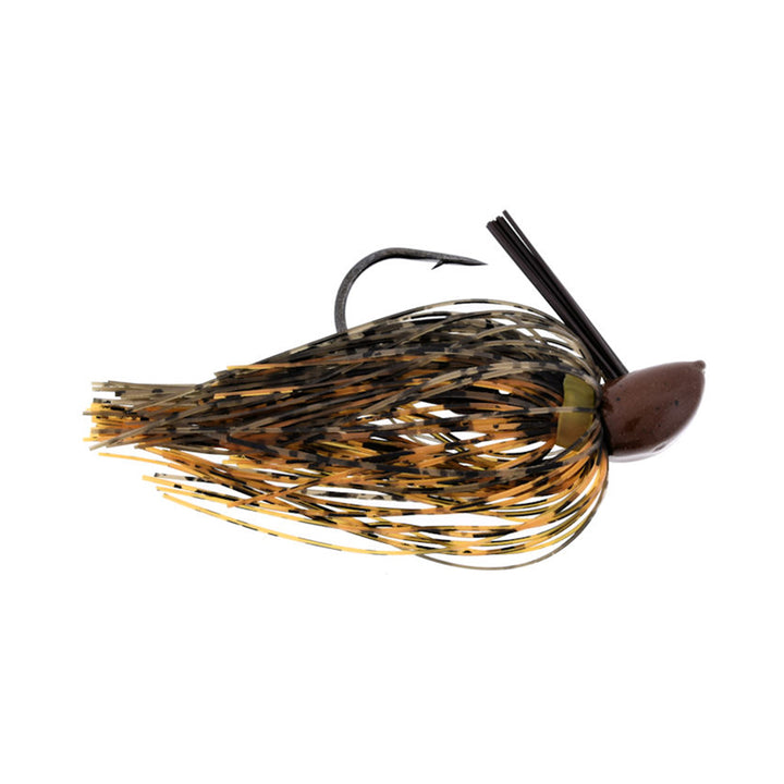 D&L Tackle Baby Advantage Jig with silicone skirt and weed guard for finesse bass fishing