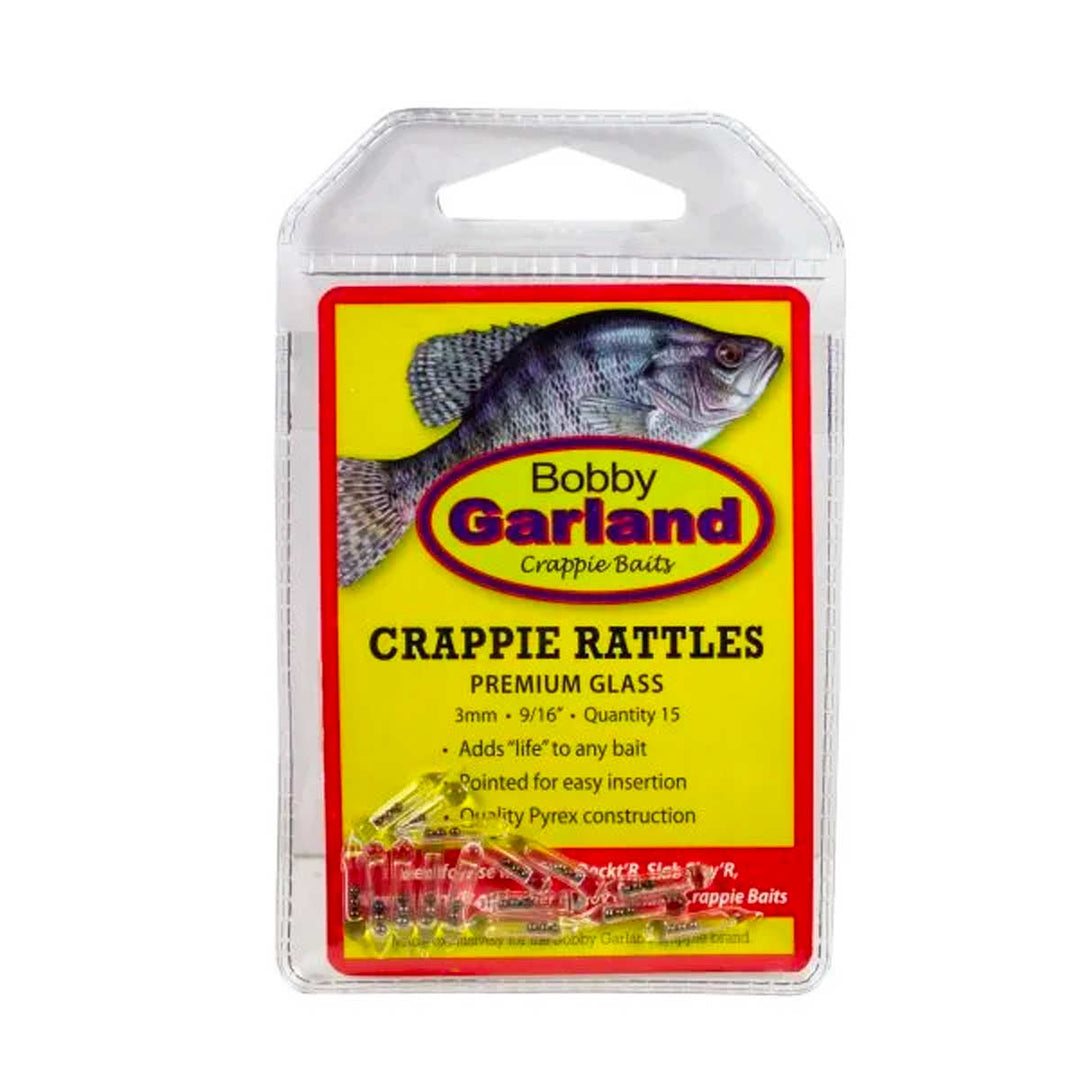 Bobby Garland Crappie Rattles micro glass inserts for soft plastic crappie lures