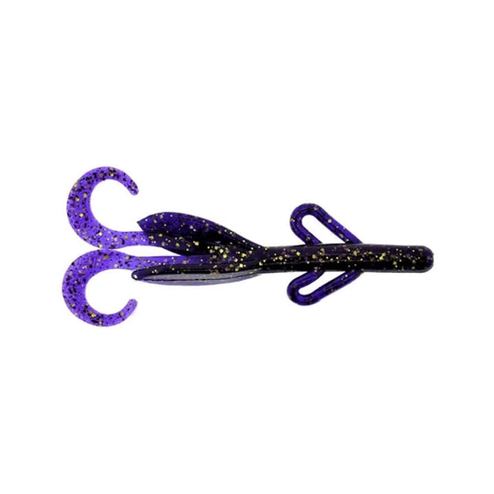 Zoom Baby Brush Hog plum apple 4 inch creature bait