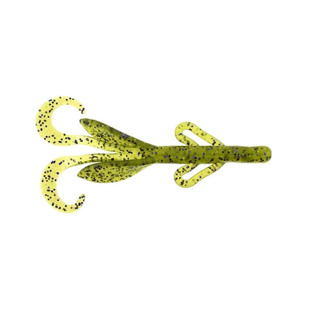 Zoom Baby Brush Hog J Mardi Gras 4 inch creature bait