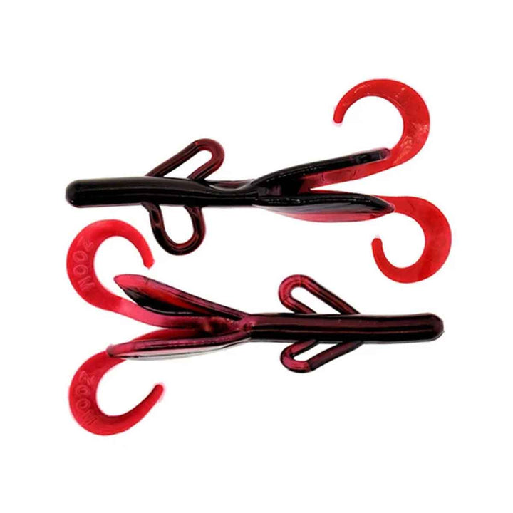 Zoom Baby Brush Hog red shad 4 inch creature bait