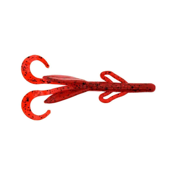 Zoom Baby Brush Hog ruby red 4 inch creature bait