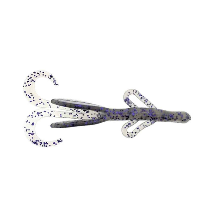 Zoom Baby Brush Hog smoke purple 4 inch creature bait