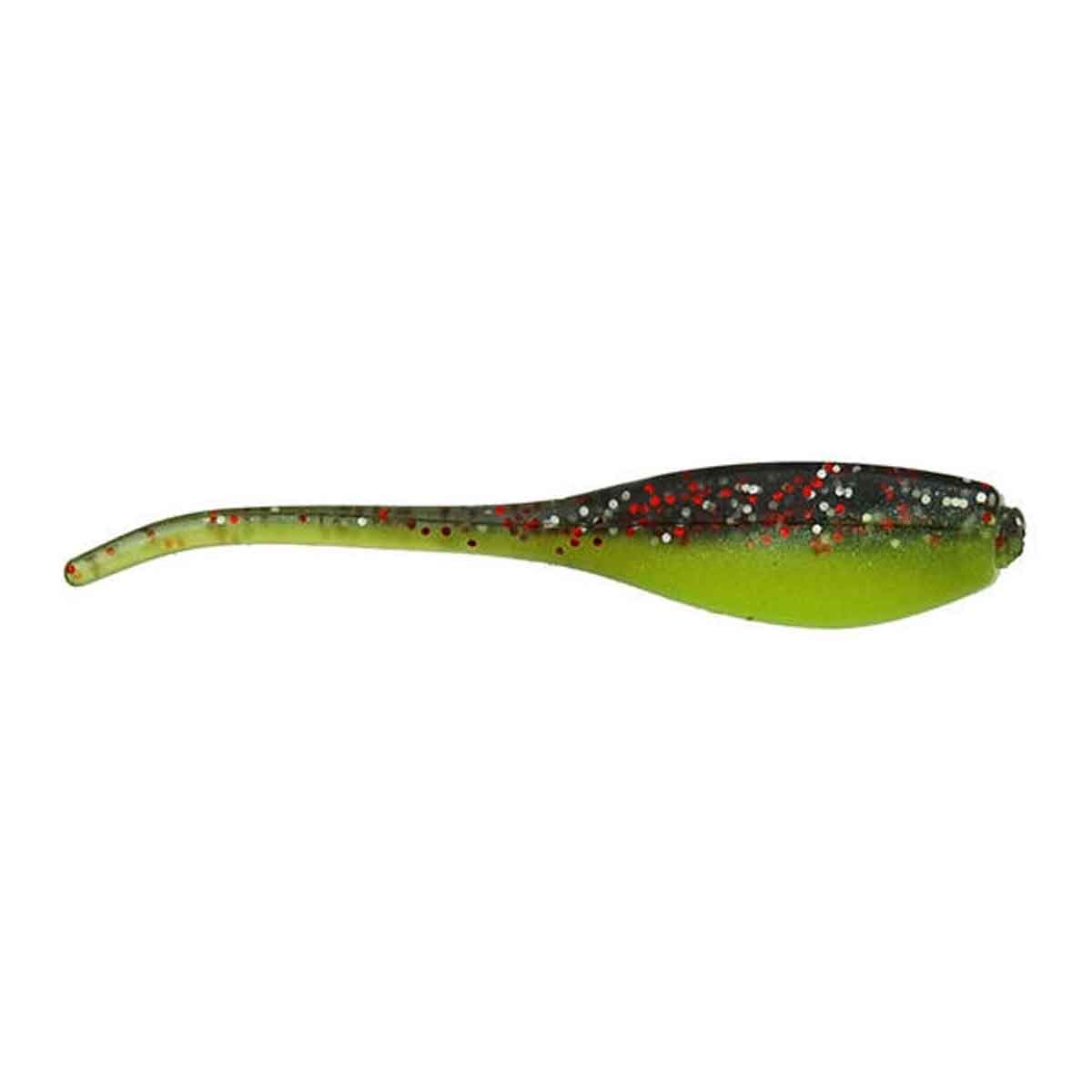 Baby Shad_Licorice Chartreuse Pearl