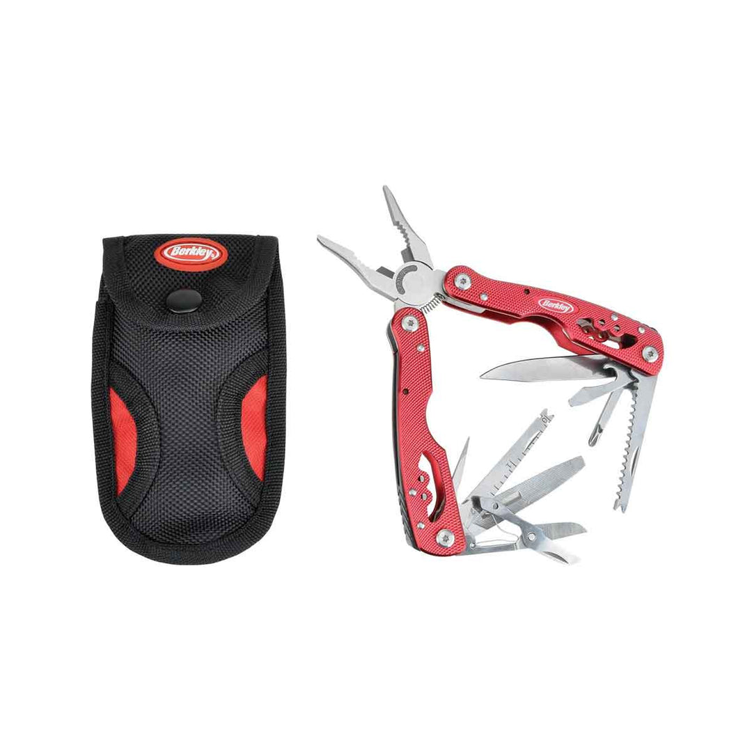Berkley fishing multi-tool with multiple built-in functions for on-the-water fishing tasks