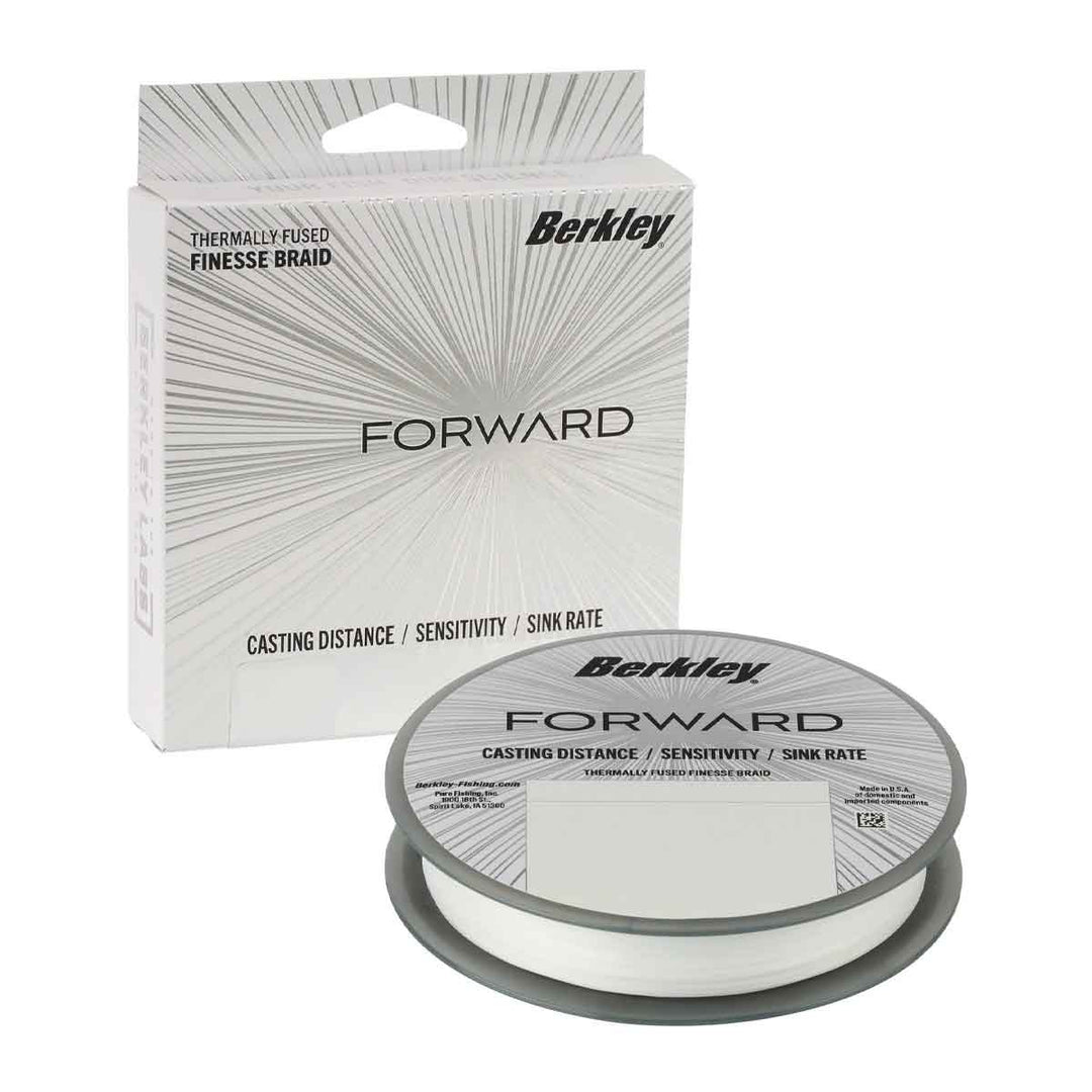 berkley 17lb fishing line Berkley Forward Braid Crystal