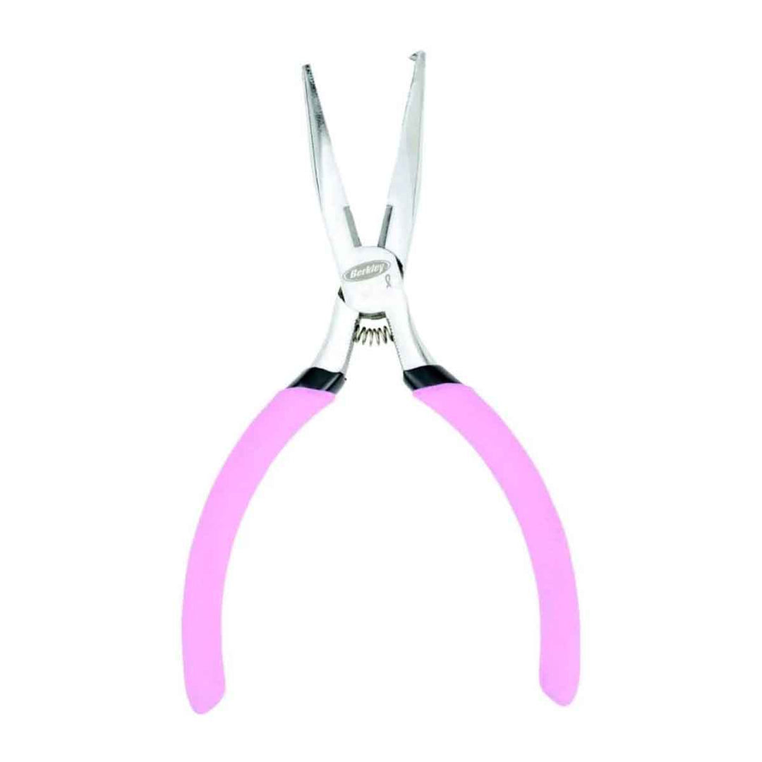 Berkley digital scale lip grip tool weighing a fish with secure lip grip design