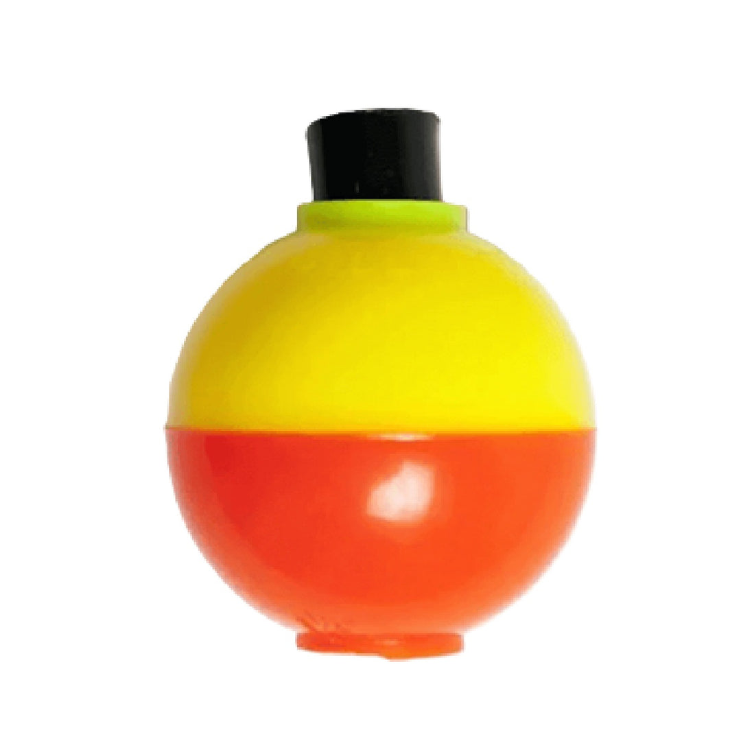 Betts Billy Boy Plastic Bobbers in orange and yellow