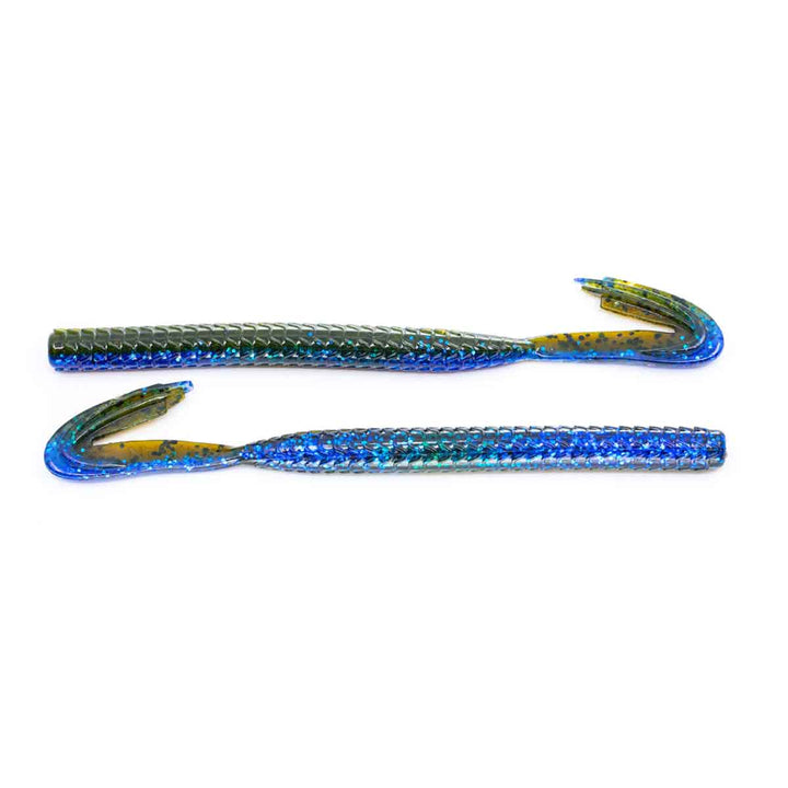 Googan Baits Blazin' Worm – Soft Plastic Swimming Worm for Bass Fishing