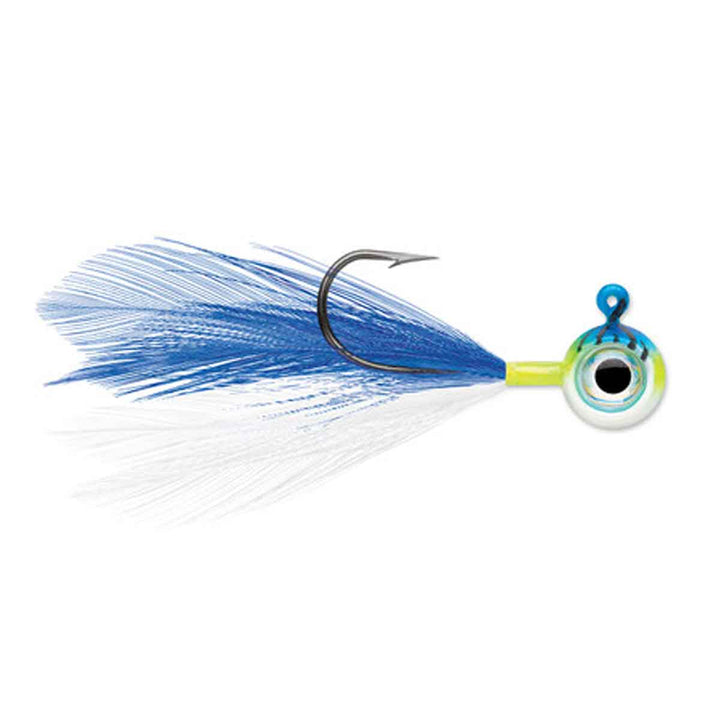 VMC Moon Fly Jig tungsten ice fishing jig with glow finish