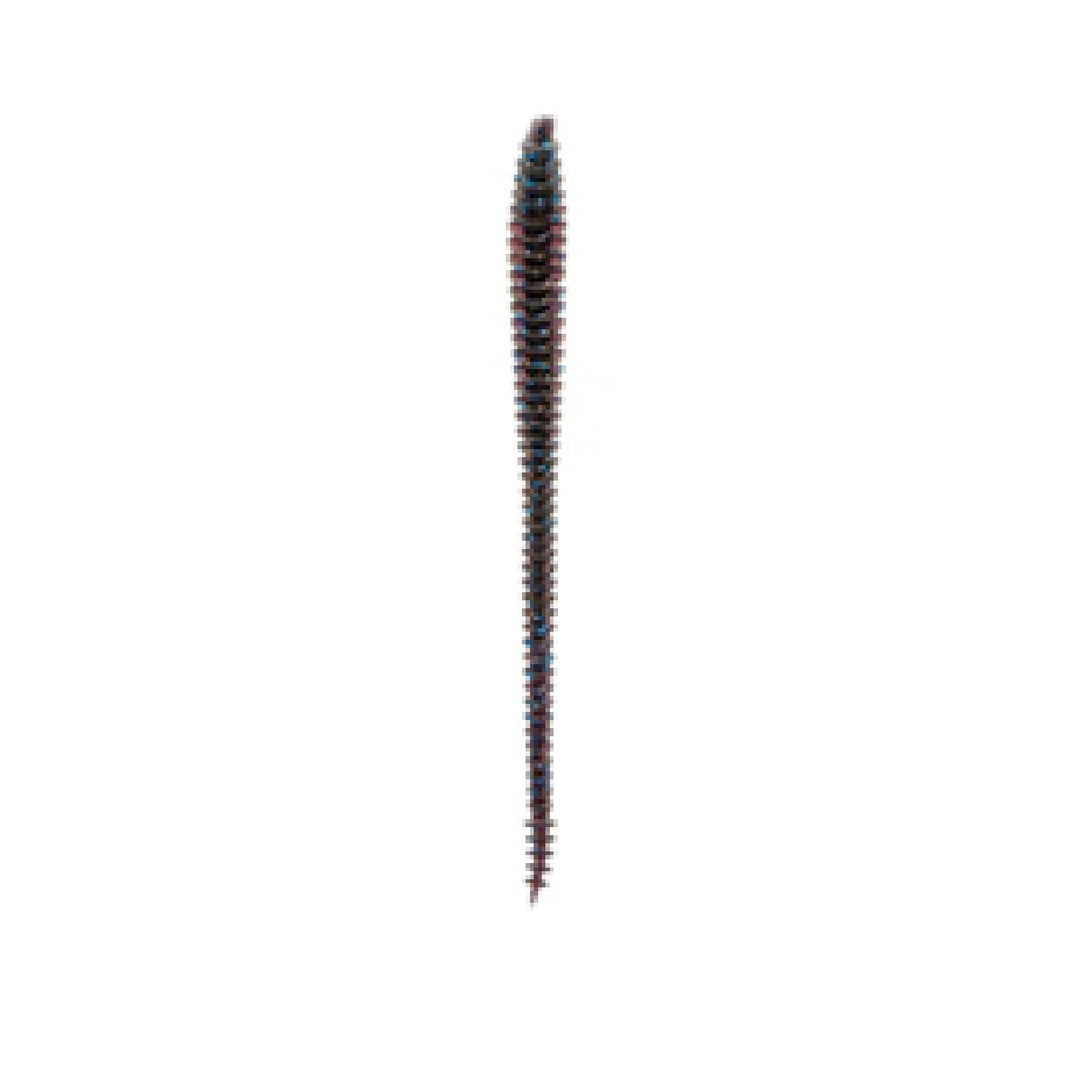 Ribbed body detail of Boosa 6.5 finesse worm