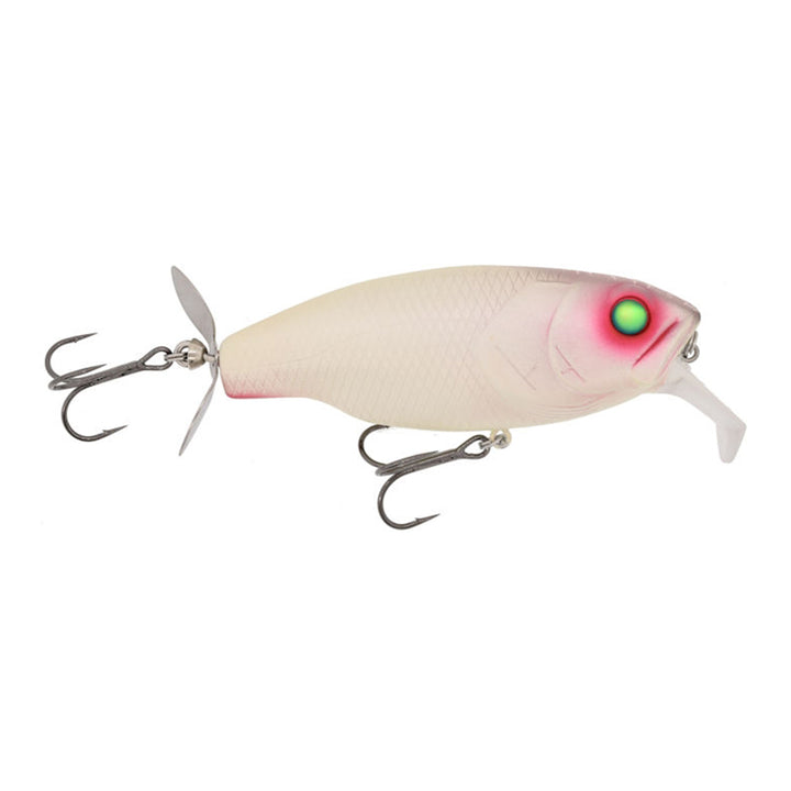 Deps Buzzjet topwater wakebait lure for bass fishing – jointed body and prop tail