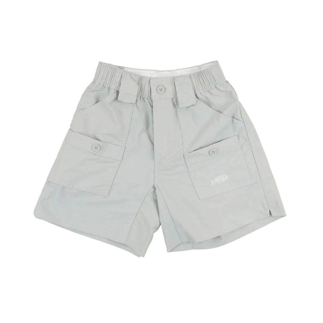 Aftco Boy's Original Fishing Short Silver