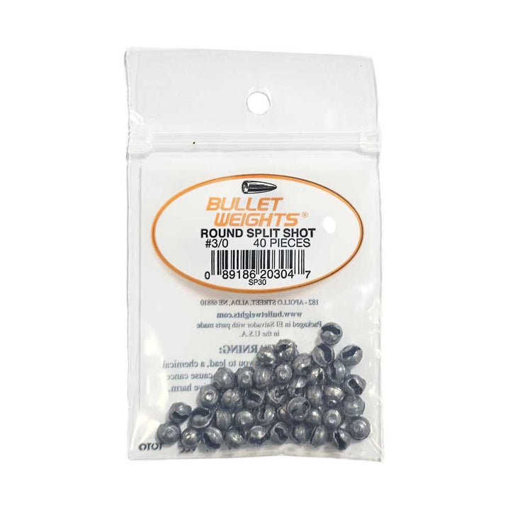 Bullet Weights Round Split Shot Sinker 2025