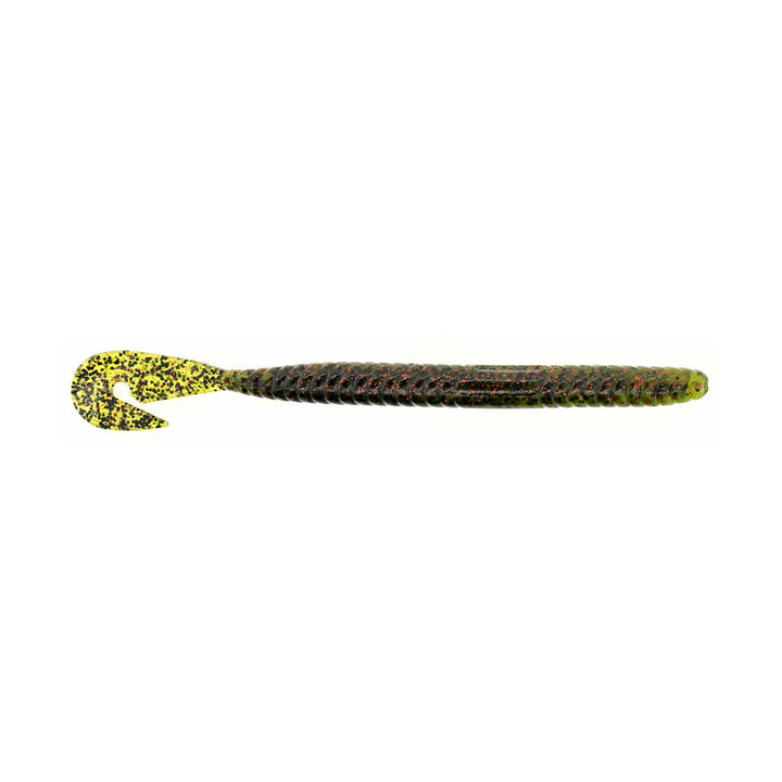 Gambler Burner Worm soft plastic bass fishing worm with twin tails for Texas and Carolina rigs