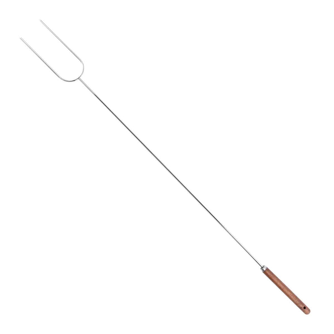 Coghlan’s Camp Fork 41-inch chrome-plated steel with wooden handle