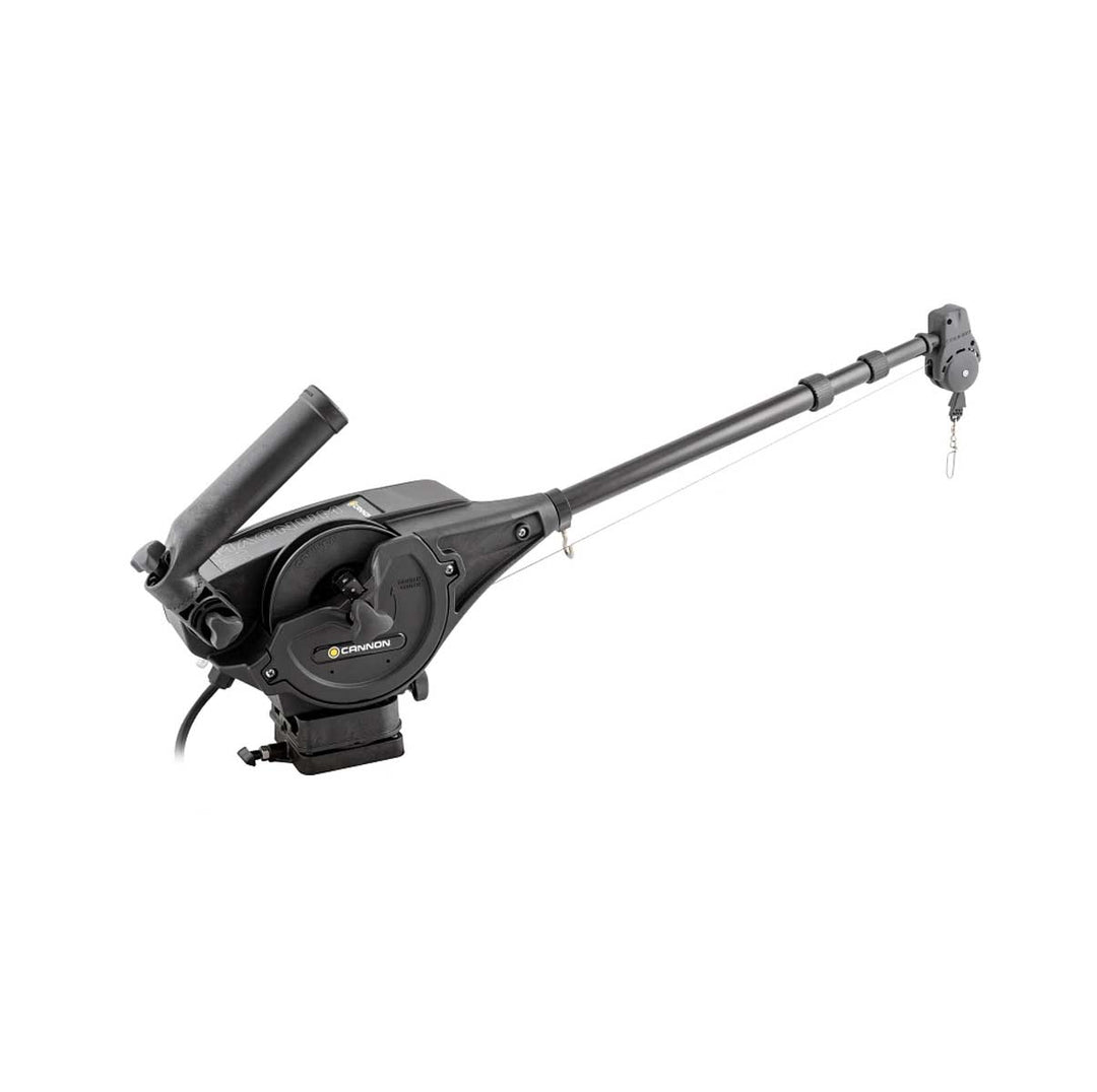 Cannon Electric Downrigger Magnum 10 STX with digital depth counter, automatic cable retrieval, and corrosion-resistant design for heavy-duty trolling.