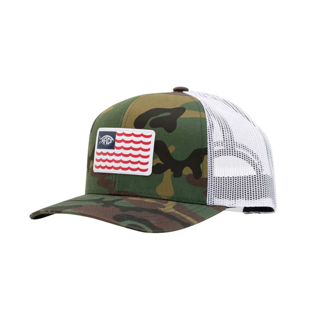 Canton Trucker Hat_Green Camo