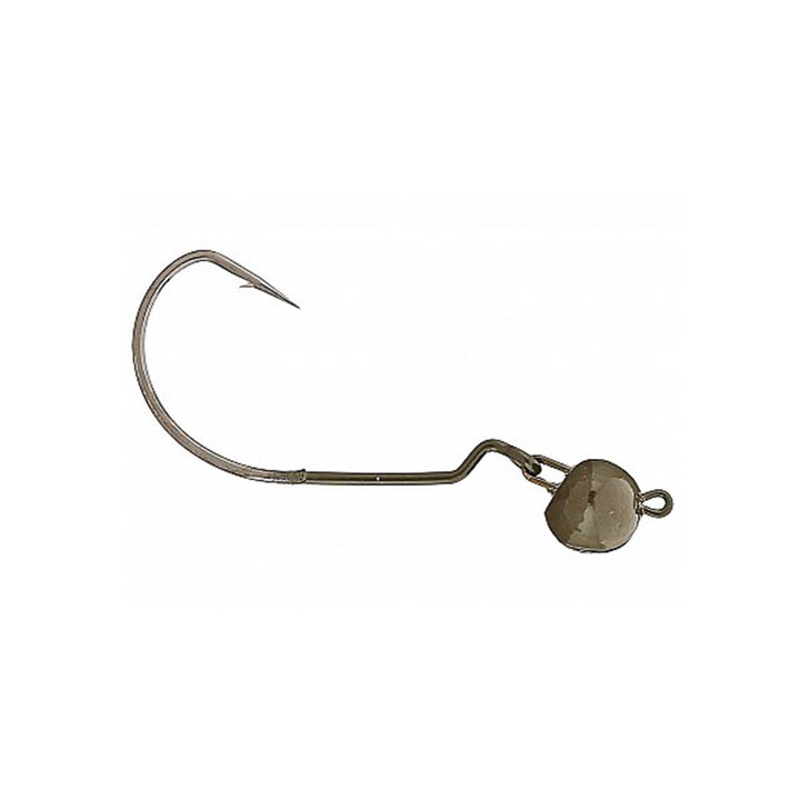 Chompers Wobble Head Jig with soft plastic trailer for bass fishing