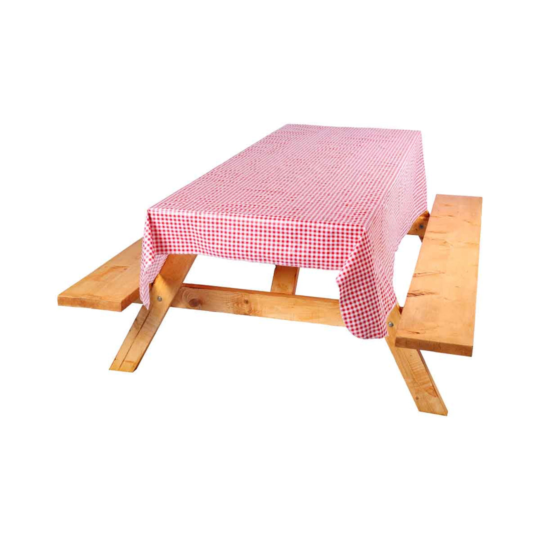 Coghlan’s Picnic Tablecloth in red and white checkered pattern