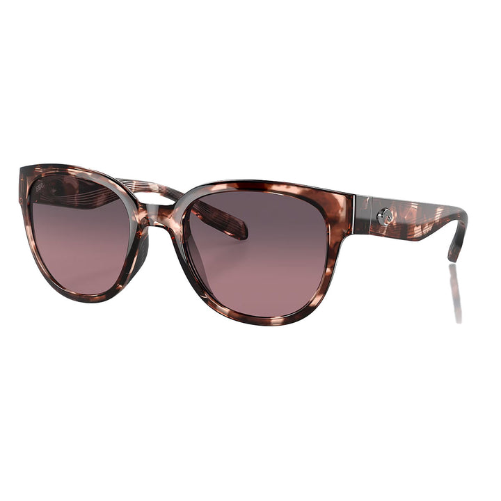 Costa Del Mar Salina sunglasses in Coral Tortoise frame with Rose Mirror 580 polarized lenses