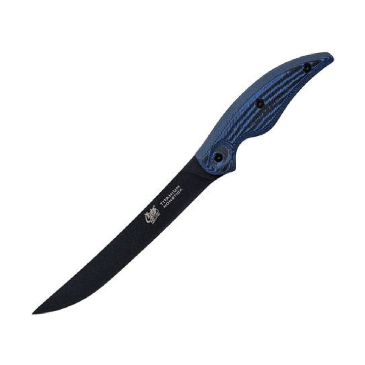 Cuda Titanium Nonstick Knife w/Sheath