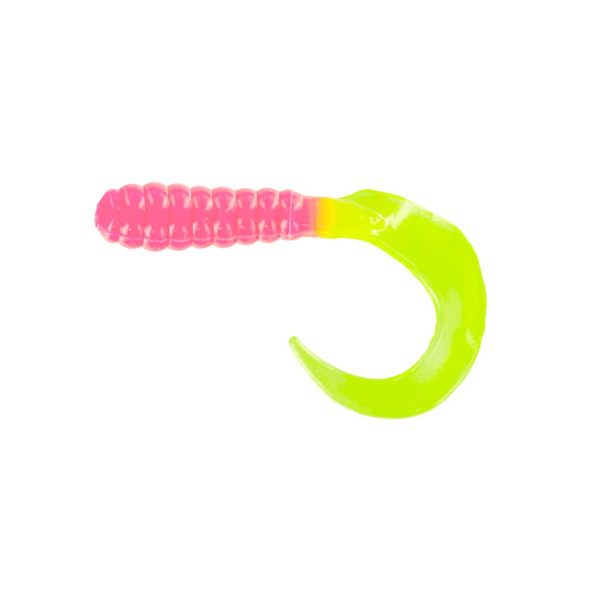 Curl Tail Grub_Bublegum/Chartreuse Tail