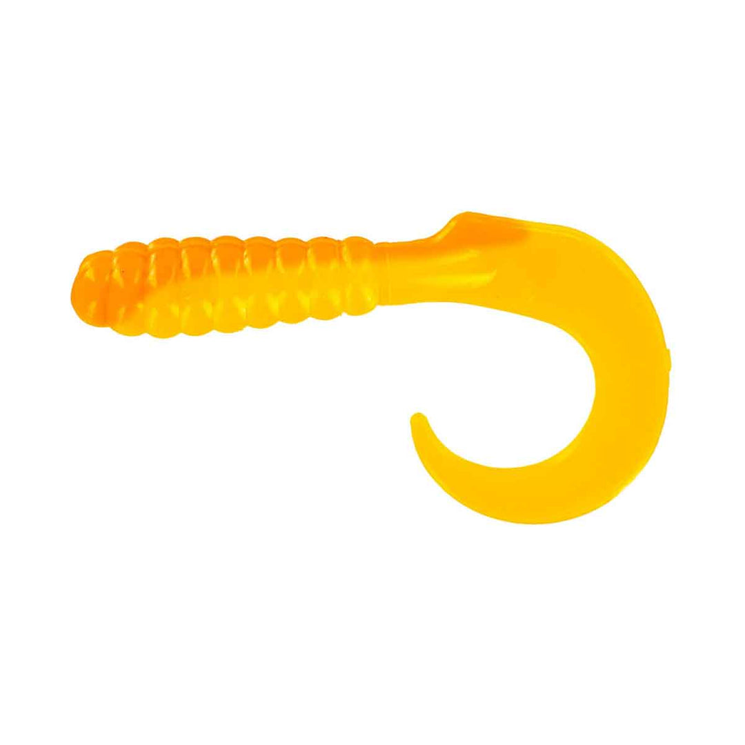 Curl Tail Grub_Chartreuse White Core