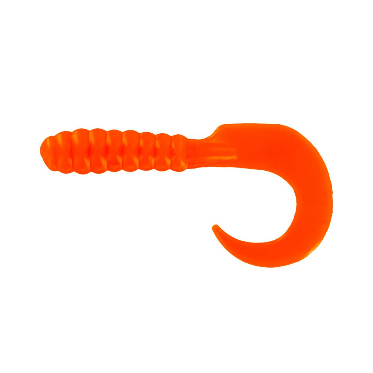 Curl Tail Grub_Orange