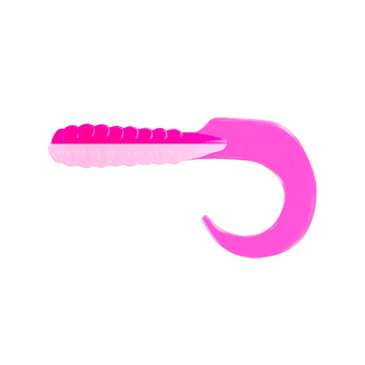 Curl Tail Grub_Pink/White