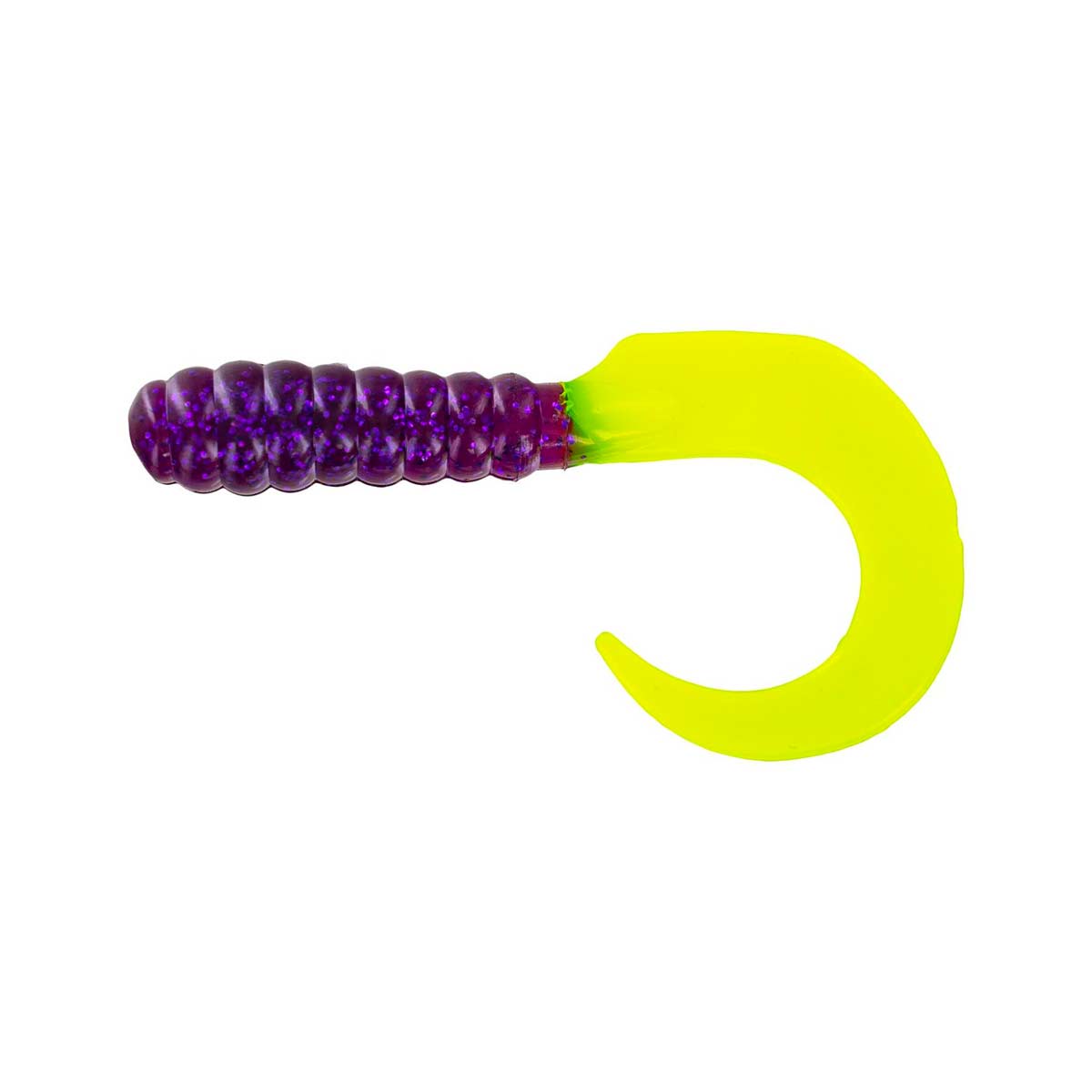 Curl Tail Grub_Purple Glitter/Opq Cht