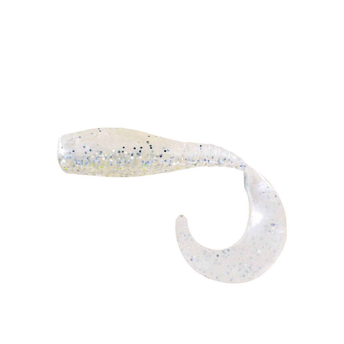 Curly Tail Crappie Minnow_Silver Glitter/Pearl