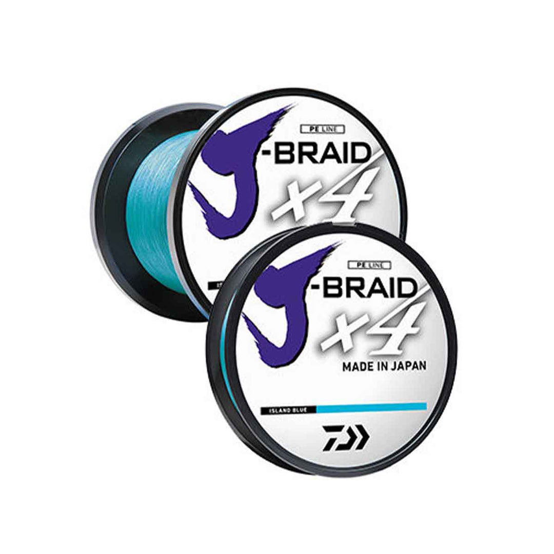 Daiwa J-Braid X4 Island Blue braided fishing line