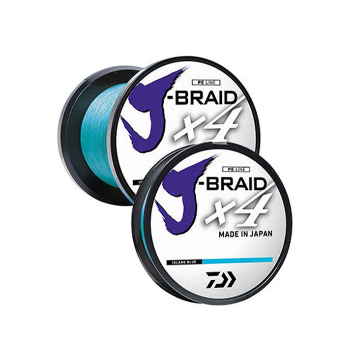 Daiwa J-Braid X4 Island Blue braided fishing line