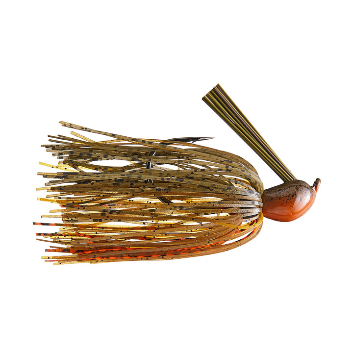 Dirty Jigs Luke Clausen Compact Pitchin' Jig – compact pitching jig with finesse skirt and Gamakatsu hook for heavy cover