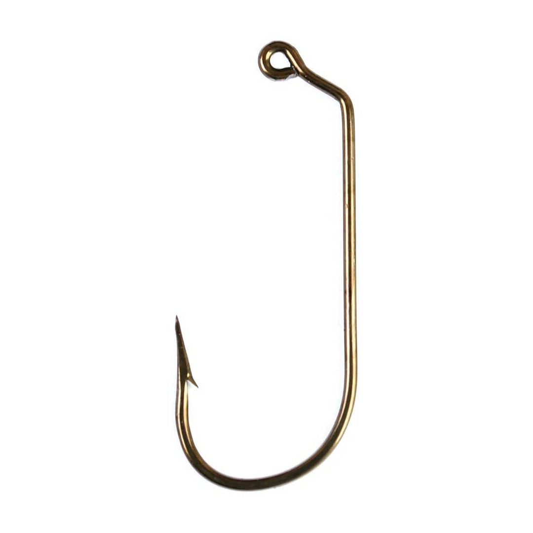 Eagle Claw Flippin’ Jig Hook – 100 pack heavy-duty hooks for flipping and pitching in heavy cover