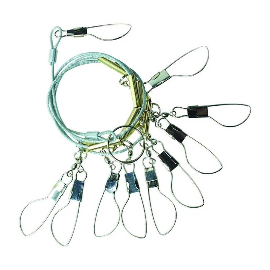 Eagle Claw Heavy Duty Cable Stringer – corrosion-resistant steel fish stringer for multiple catches