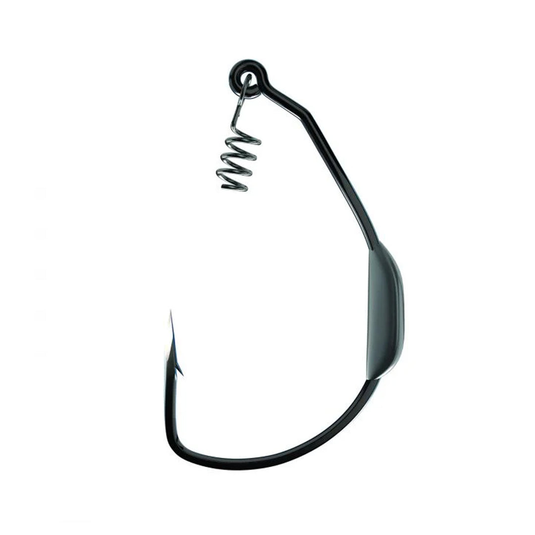 Trokar Magnum Weighted Swimbait Hook with belly weight and twist-lock keeper