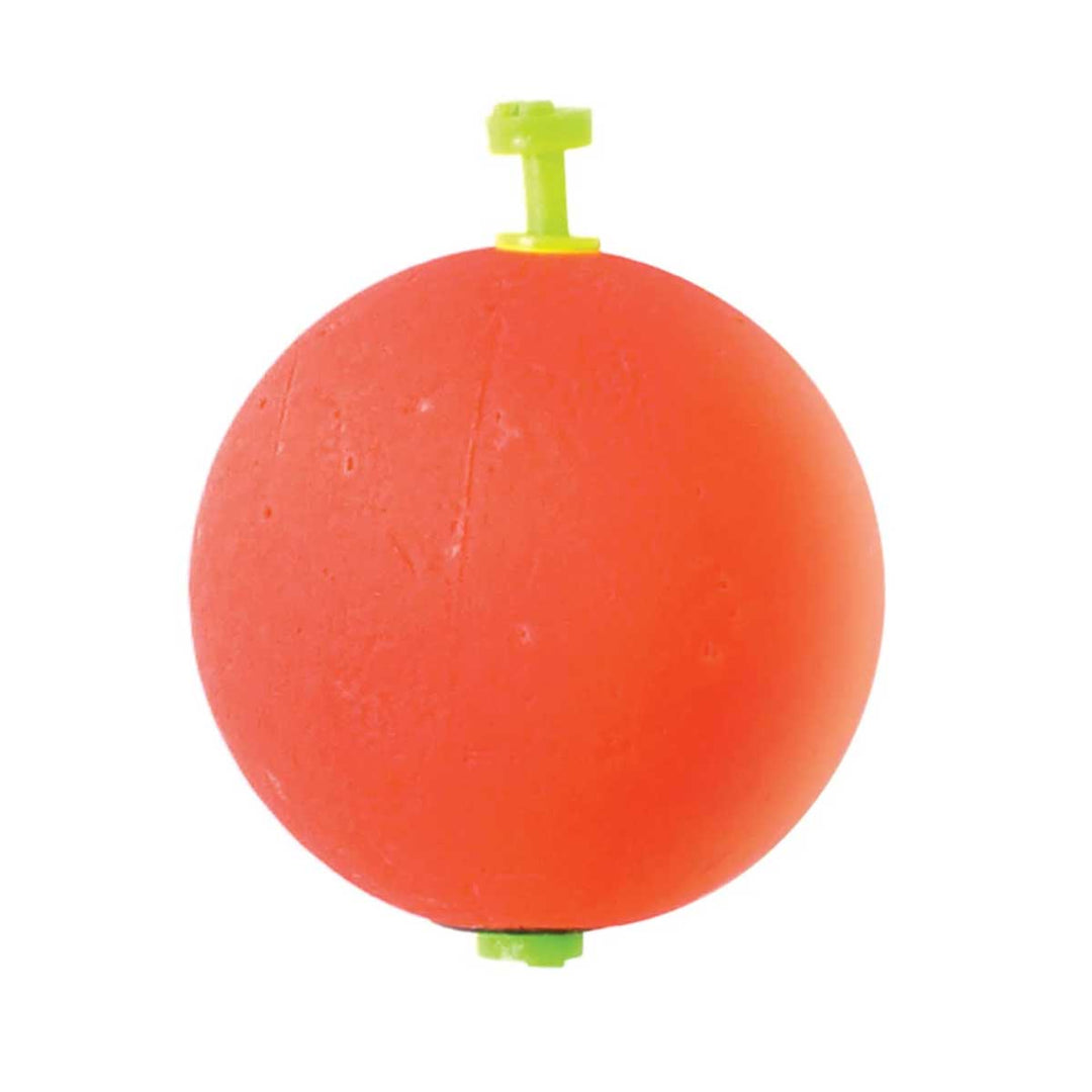 Eagle Claw Weighted Foam Round Snap-On Float – buoyant foam bobber with internal weight and clip-on design